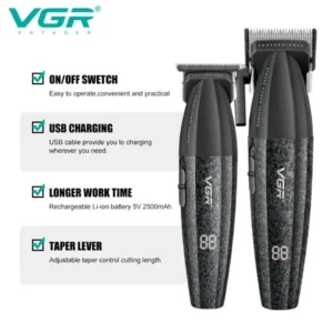ست ماشین اصلاح حرفه‌ای وی جی آر مدل VGR V-640