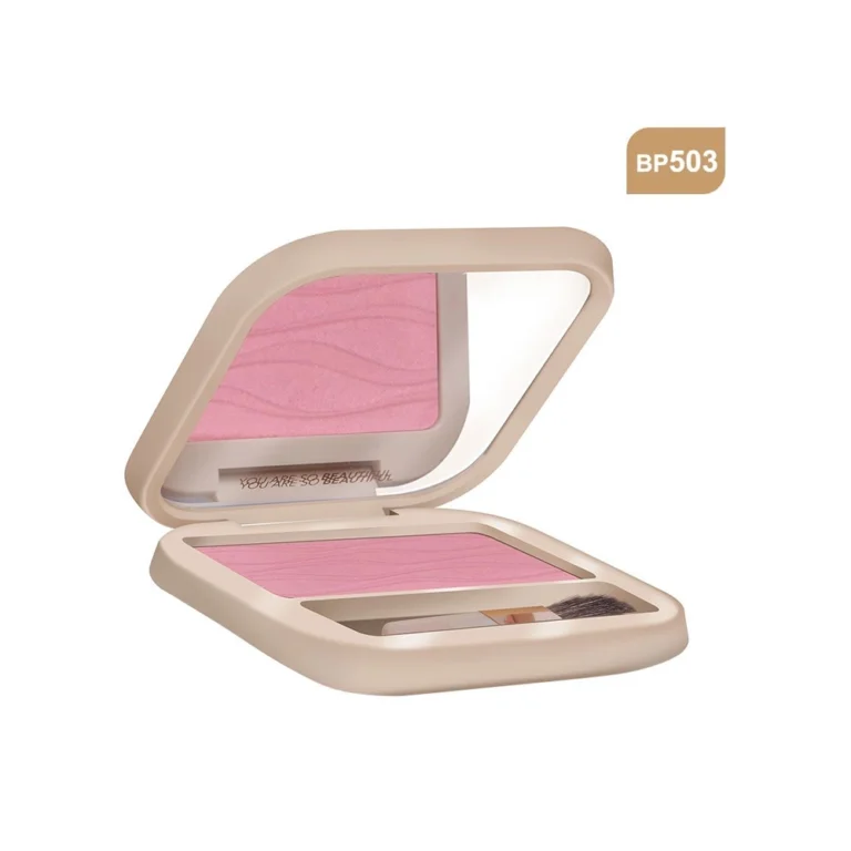 رژگونه پودری فلور بیوتی مدل CHEEK TO CHIC شماره BP503 رنگ صورتی باربی