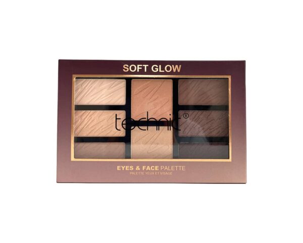 پالت سایه چشم و صورت تکنیک مدل Soft Glow