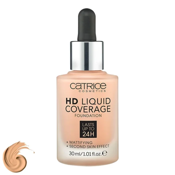 کرم پودر کاتریس سری HD مدل Liquid Coverage شماره 020