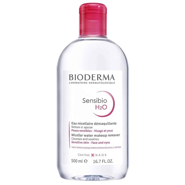 میسلار واتر پوست حساس بایودرما مدل SENSIBIO H2O حجم 500 میل