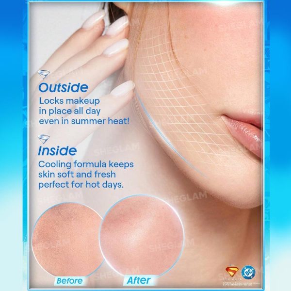 پرایمر خنک کننده پوست شیگلم مدل Cool grip کالکشن سوپرمن 45 میل