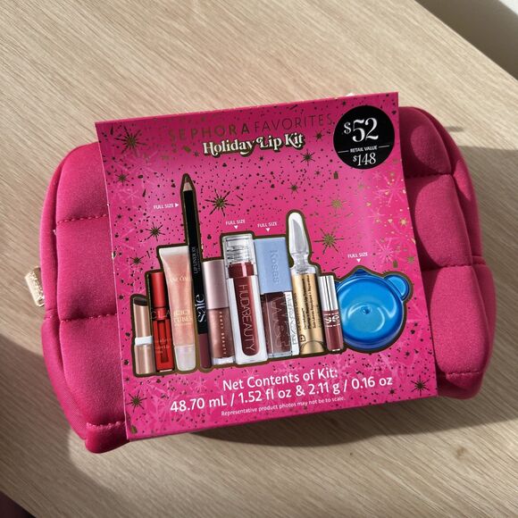 پک رژلب سفورا مدل Sephora Favorites Holiday Lip Kit