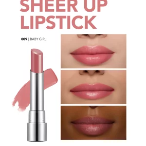 رژ لب فلورمار مدل SHEER UP شماره 009 رنگ BABY GIRL