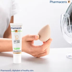 کرم‌پودر فلوئیدی 010light فارماسریز مینرال و +SPF30 حجم 50 میل 
