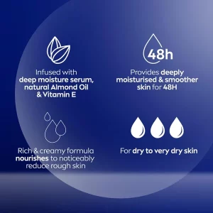 لوسیون بدن مغذی نیوا Nivea Nourishing حجم 400 میل