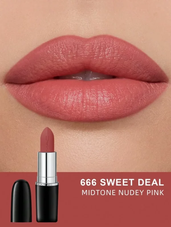 رژ‌لب sweet deal مک مات و مخملی فول سایز حجم 25g 