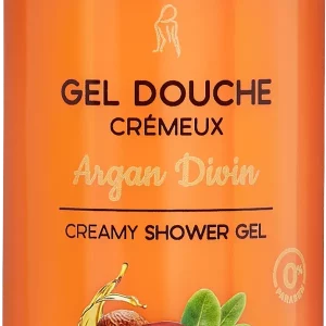 ژل دوش کرمی اولودرم حاوی روغن آرگان مدل Argan Divin حجم 500 میل