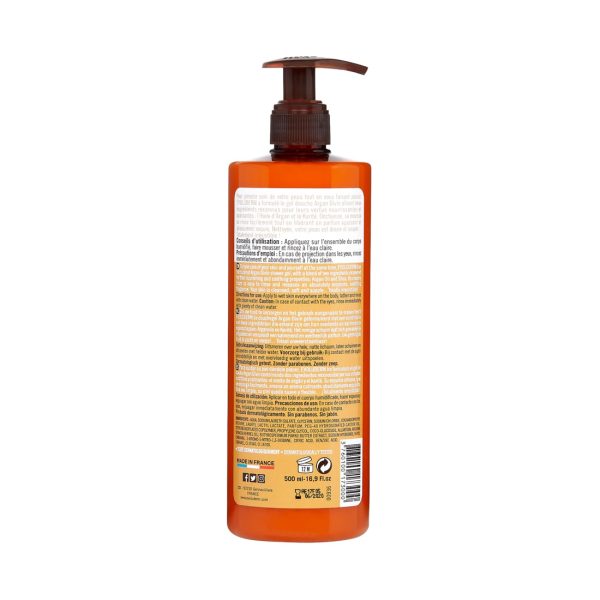 ژل دوش کرمی اولودرم حاوی روغن آرگان مدل Argan Divin حجم 500 میل