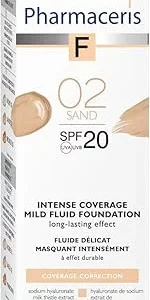 کرم‌پودر 02 SAND فارماسریز اینتنس با پوشش قوی و spf20 حجم 30میل