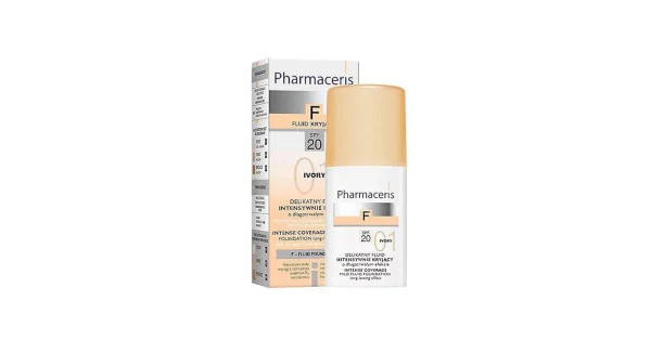 کرم‌پودر 01 IVORY فارماسریز اینتنس با پوشش قوی و spf20 حجم 30میل