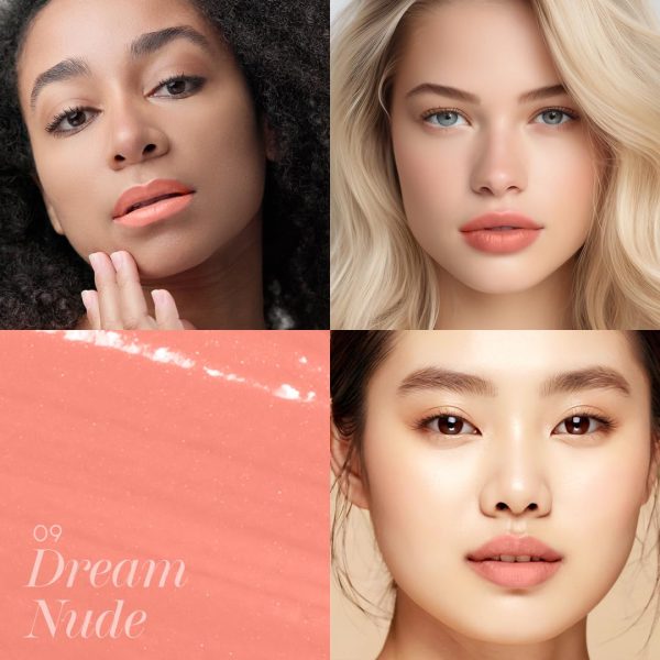 رژ لب مایع اولاین مدل Wonder Match شماره 09 رنگ Dream Nude