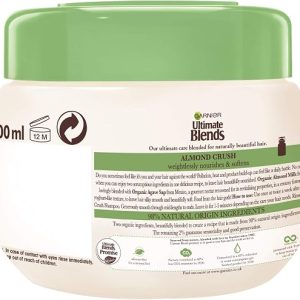 ماسک مو ماستی گارنیه مدل Ultimate Blends با عصاره شیر بادام 300 میل