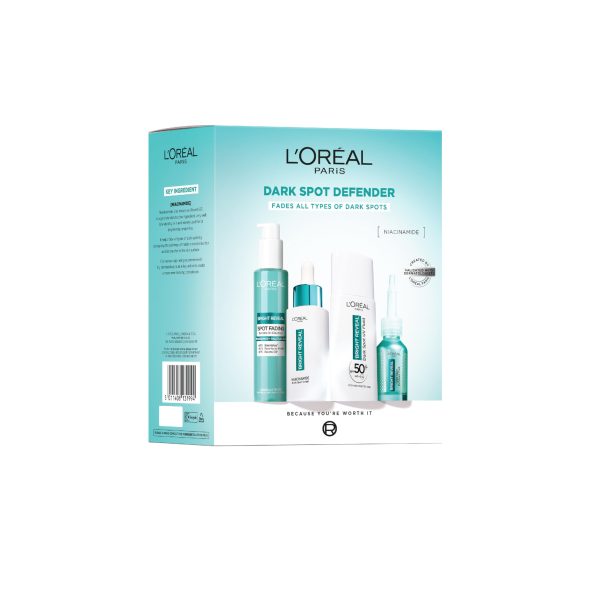 ست ضد لک لورآل پاریس مدل Bright Reveal Dark Spot Defender با نیاسینامید