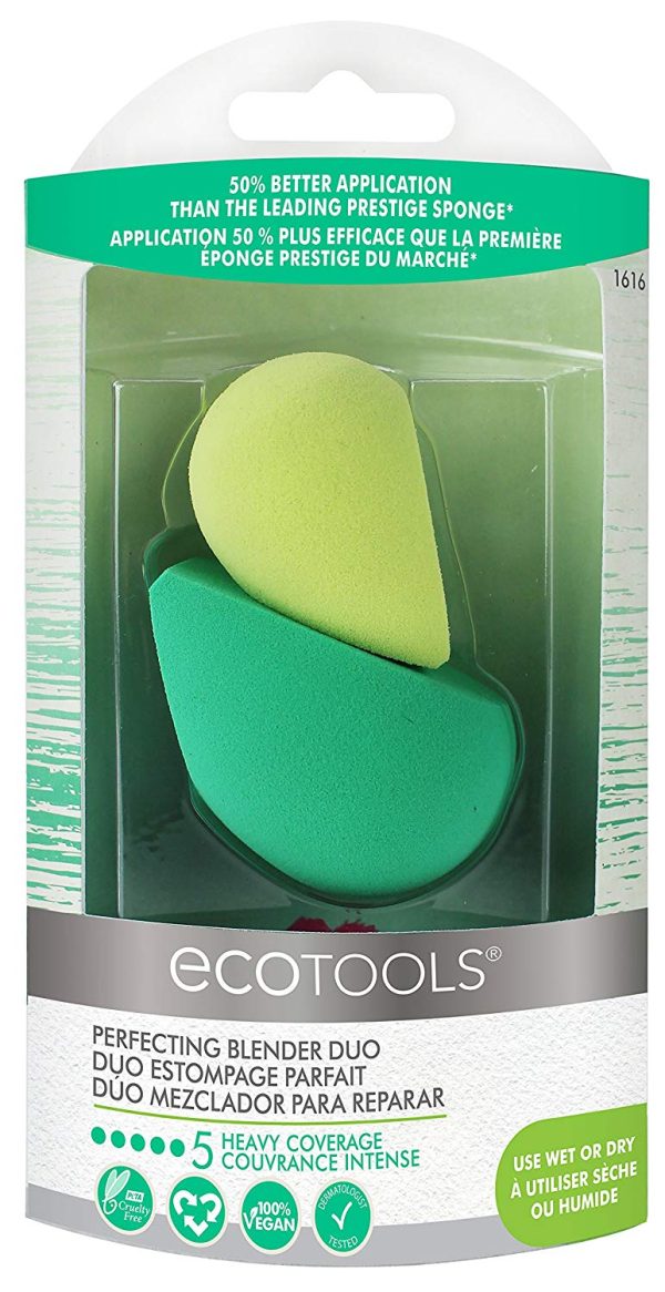 پد آرایشی اکوتولز مدل Perfecting Makeup Sponge Duo