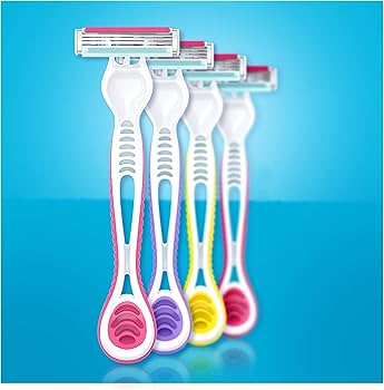 خود تراش زنانه ژیلت مدل Venus 3 Colors بسته 6 عددی