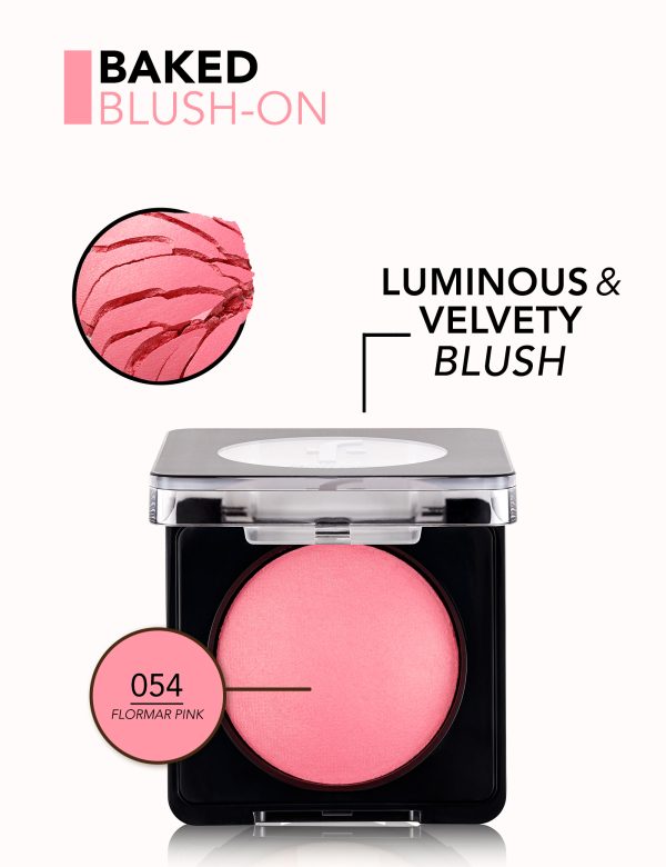 رژگونه پخته فلورمار مدل Baked Blush-On شماره 054 رنگ Flormar Pink