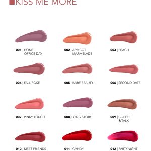 رژ لب مایع براق و بادوام فلورمار مدل Shine Kiss Me More شماره 008