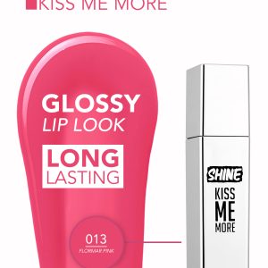 رژ لب مایع براق و بادوام فلورمار مدل Shine Kiss Me More شماره 013