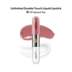 رژلب مایع دو‌طرفه 01 کیکو مدل unlimited double touch حجم 6میل