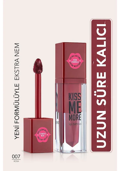 رژ لب مایع فلورمار مدل Kiss Me More شماره 007 رنگ Rosa