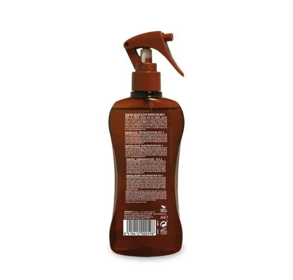 روغن برنزه کننده باباریا نارگیل SPF2 حجم 300 میل
