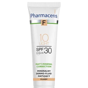 کرم‌پودر فلوئیدی 010light فارماسریز مینرال و +SPF30 حجم 50 میل 