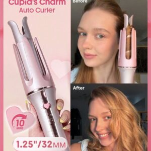 دستگاه کرلی‌مو صورتی شیگلم SHEGLAM 25mm