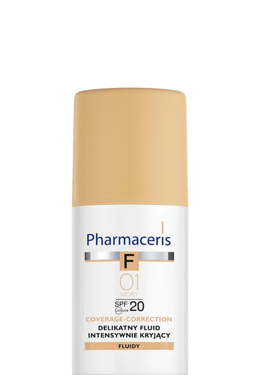 کرم‌پودر 01 IVORY فارماسریز اینتنس با پوشش قوی و spf20 حجم 30میل