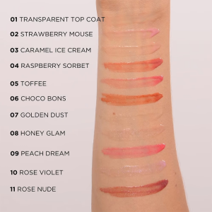 برق لب حجم‌دهنده اولاین مدل دایموند گلو شماره 08 رنگ Honey Glam