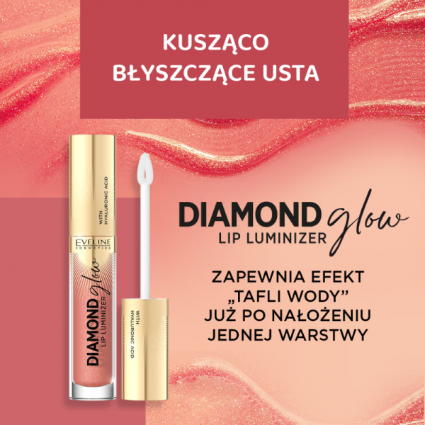 برق لب حجم‌دهنده اولاین مدل دایموند گلو شماره 08 رنگ Honey Glam