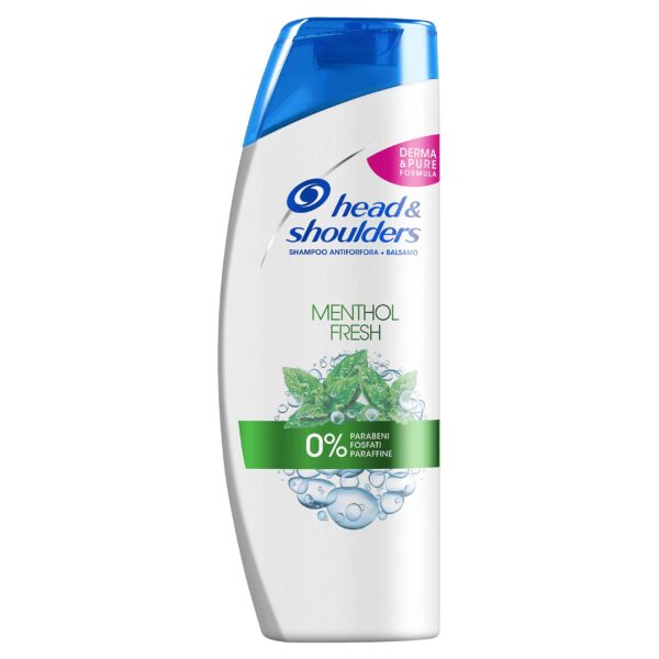 شامپو نعنایی هد اند شولدرز مدل Menthol Fresh  حجم 600 میل