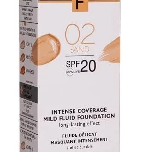 کرم‌پودر 02 SAND فارماسریز اینتنس با پوشش قوی و spf20 حجم 30میل