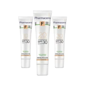 کرم‌پودر 020 NATURAL فارماسریز درموفلوئید معدنی و +SPF30 حجم 50میل 