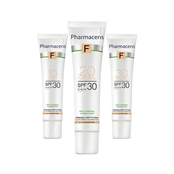 کرم‌پودر 020 NATURAL فارماسریز درموفلوئید معدنی و +SPF30 حجم 50میل 