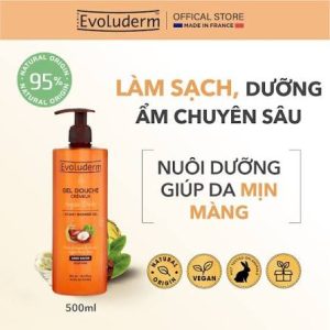 ژل دوش کرمی اولودرم حاوی روغن آرگان مدل Argan Divin حجم 500 میل