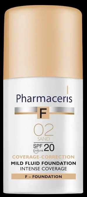کرم‌پودر 02 SAND فارماسریز اینتنس با پوشش قوی و spf20 حجم 30میل