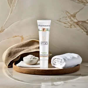 کرم‌پودر فلوئیدی 010light فارماسریز مینرال و +SPF30 حجم 50 میل 