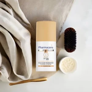 کرم‌پودر 03 BRONZE فارماسریز اینتنس با پوشش قوی و spf20 حجم 30میل