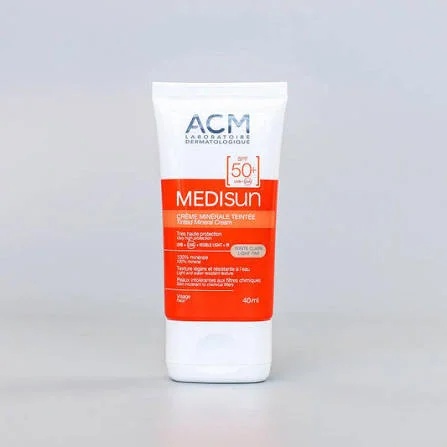 ژل ضد‌آفتاب مدیسان ای‌سی‌ام SPF50 مدل Medisun بی رنگ حجم 40میل