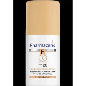 کرم‌پودر 03 BRONZE فارماسریز اینتنس با پوشش قوی و spf20 حجم 30میل