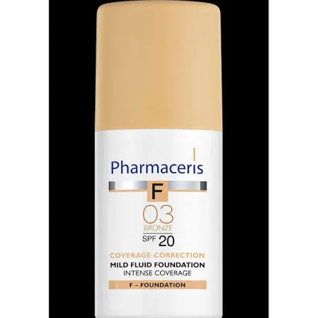 کرم‌پودر 03 BRONZE فارماسریز اینتنس با پوشش قوی و spf20 حجم 30میل