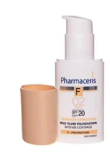 کرم‌پودر 02 SAND فارماسریز اینتنس با پوشش قوی و spf20 حجم 30میل