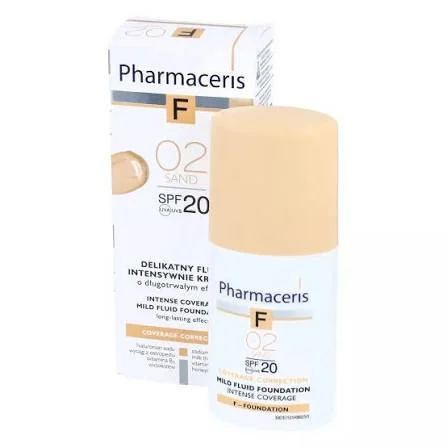 کرم‌پودر 02 SAND فارماسریز اینتنس با پوشش قوی و spf20 حجم 30میل