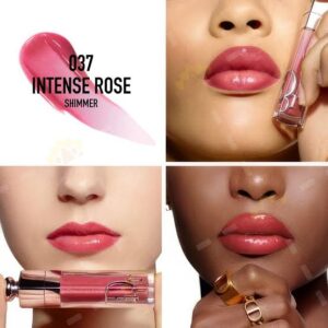 لیپ‌گلاس 037 Rose دیور ادیکت ماکسی‌مایزر حجم 6ml