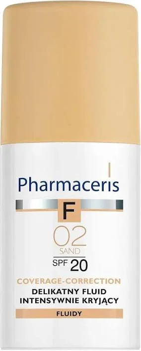 کرم‌پودر 02 SAND فارماسریز اینتنس با پوشش قوی و spf20 حجم 30میل