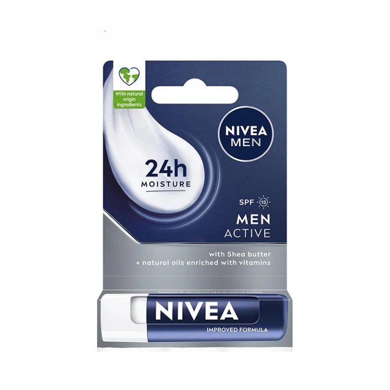 بالم لب مردانه نیوآ مدل MEN ACTIVE با SPF 15