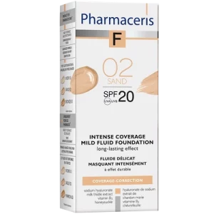 کرم‌پودر 02 SAND فارماسریز اینتنس با پوشش قوی و spf20 حجم 30میل
