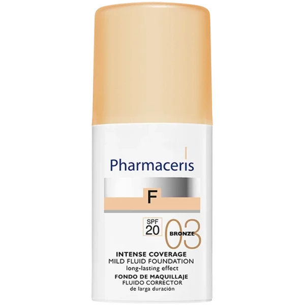 کرم‌پودر 03 BRONZE فارماسریز اینتنس با پوشش قوی و spf20 حجم 30میل