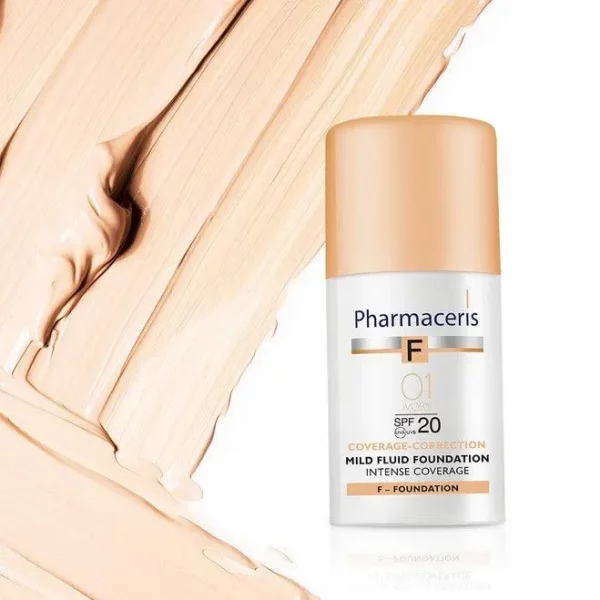 کرم‌پودر 02 SAND فارماسریز اینتنس با پوشش قوی و spf20 حجم 30میل